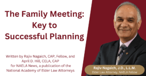 The family meeting is key to successful planning, but when and how do you carry one out?